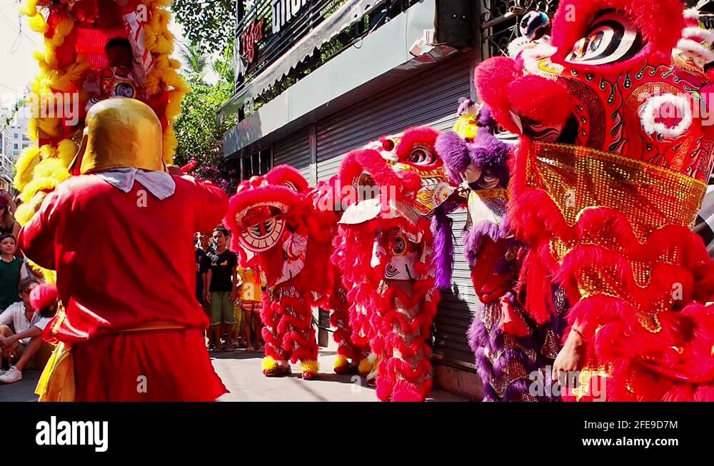Chinese new year costumes Stock Videos & Footage HD and 4K Video