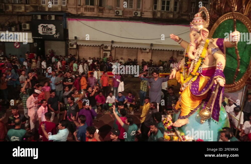 Immersion of lord ganesha Stock Videos & Footage - HD and 4K Video