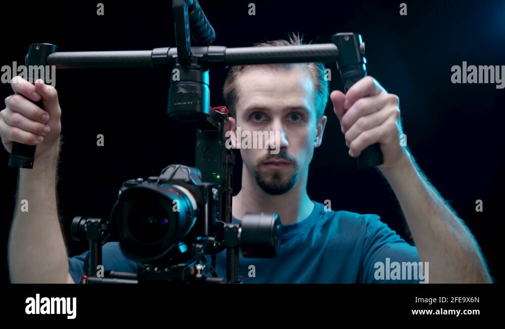 Stabilizer Operator Film production gimbal stabilizer operator game character career 4K ...