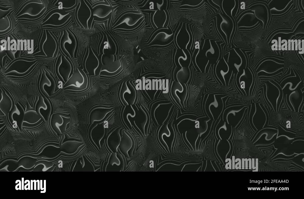 Black And White Abstract Spinning Background Animation Stock Video