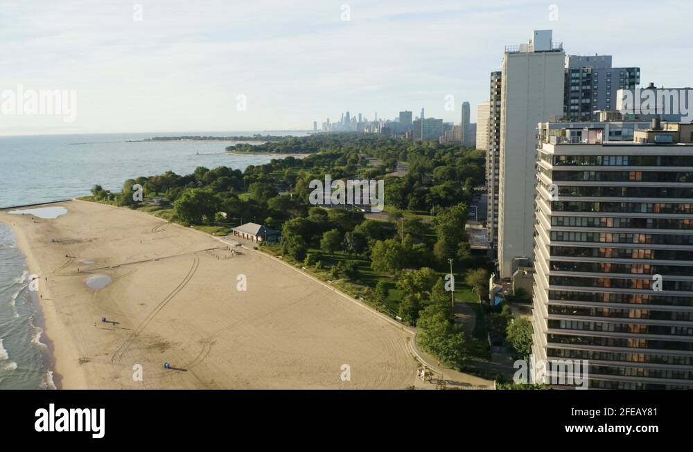 Waterfront oceanfront high rise apartment condominium buildings Stock ...