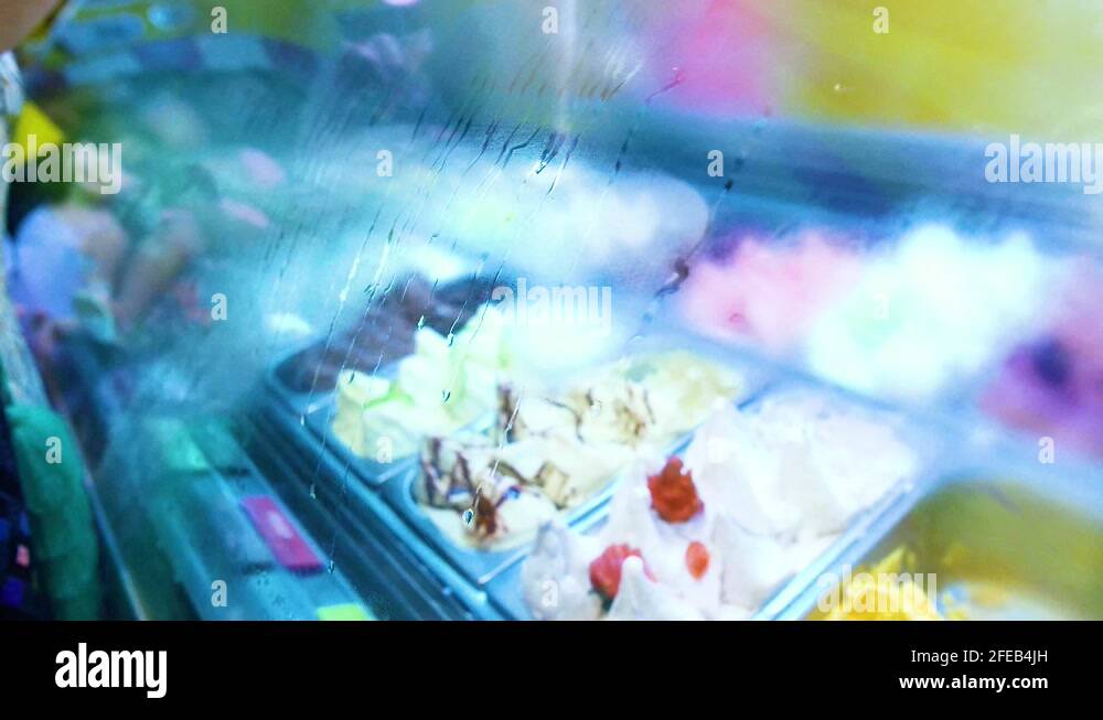 Ice cream shop in Tulum, Mexico Stock Video Footage Alamy