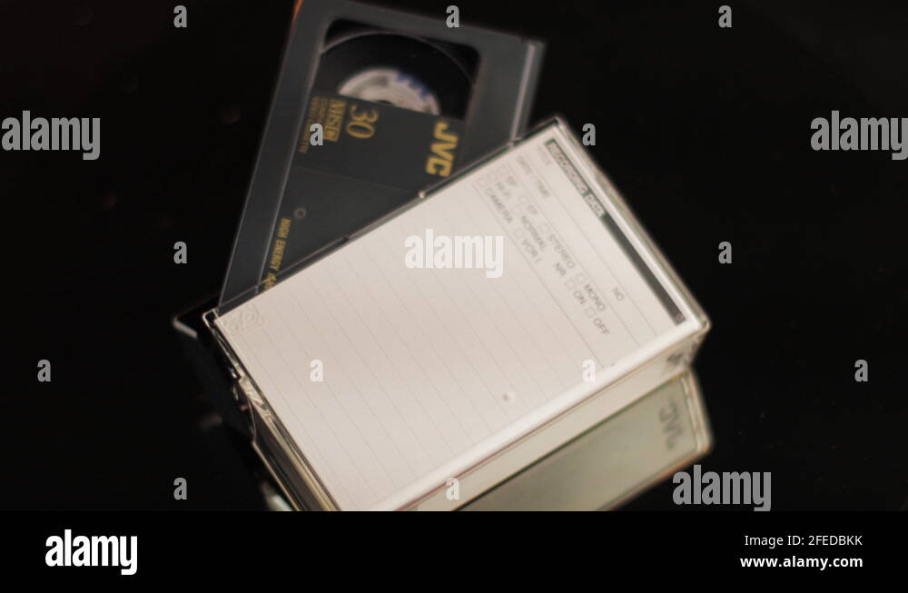 JVC VHSC Video Tape, Old Recording Format From 1980s and 1990s Full