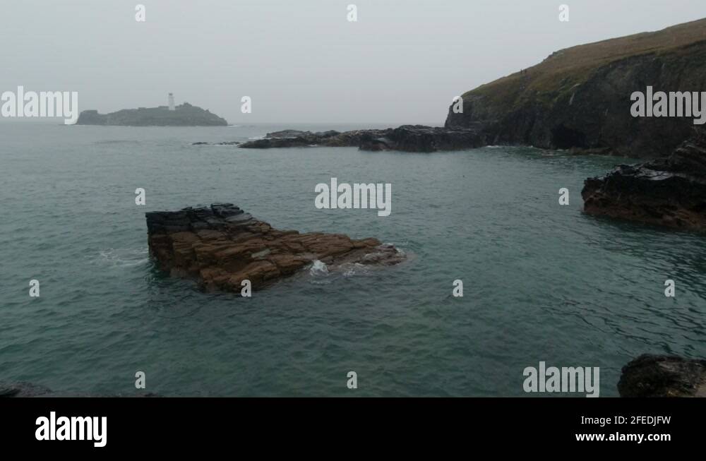 Cornish coast lighthouse Stock Videos & Footage HD and 4K Video Clips