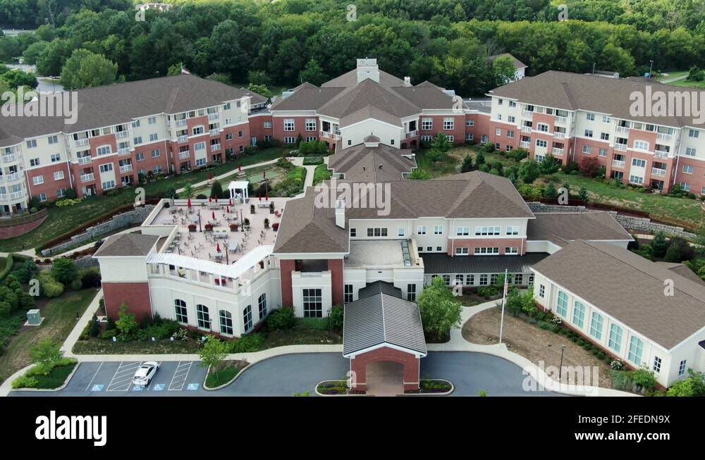Retirement housing complex Stock Videos & Footage HD and 4K Video