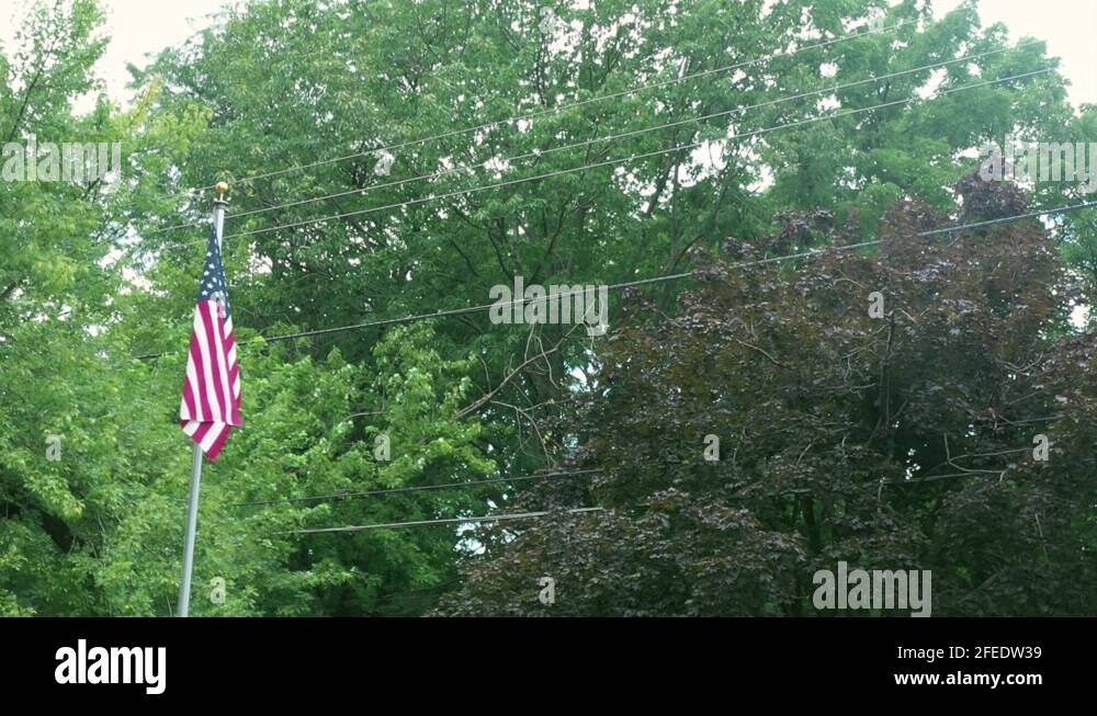 The United States flag red white and blue Stock Video Footage Alamy
