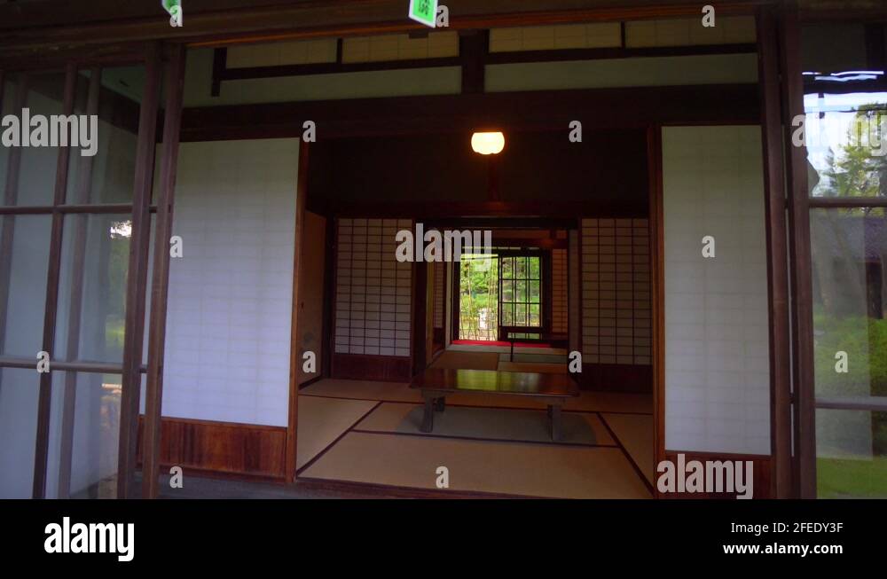 Traditional japanese interior home Stock Videos & Footage - HD and 4K