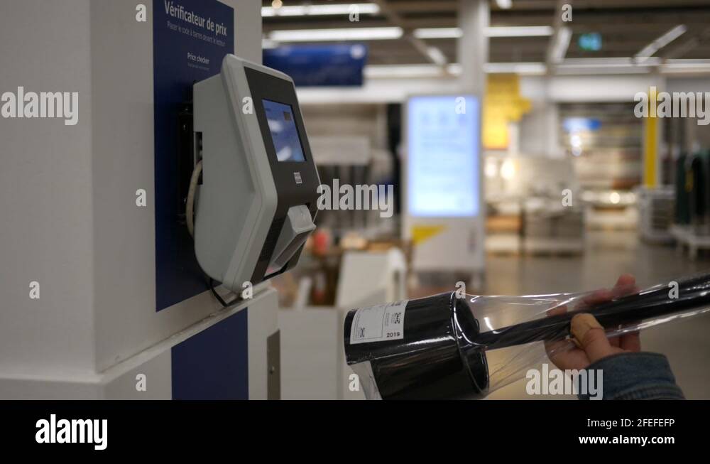 Scanning an Item in a Store to Know the Price Stock Video Footage Alamy