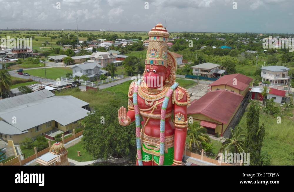 Hanuman Murti in Trinidad, the largest Hanuman murti outside India