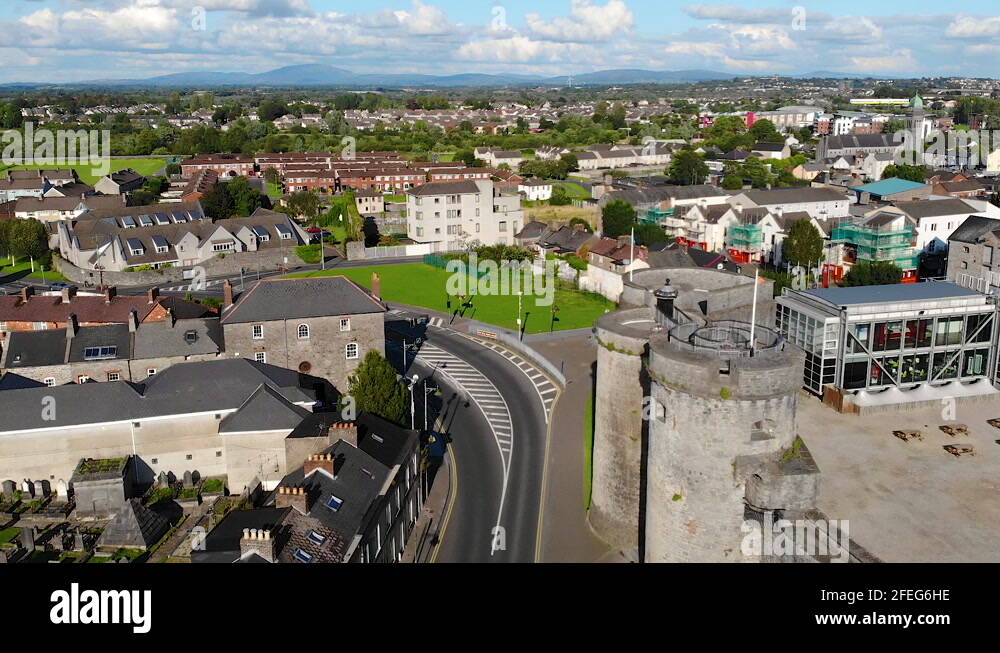 Limerick city king john castle Stock Videos & Footage HD and 4K Video