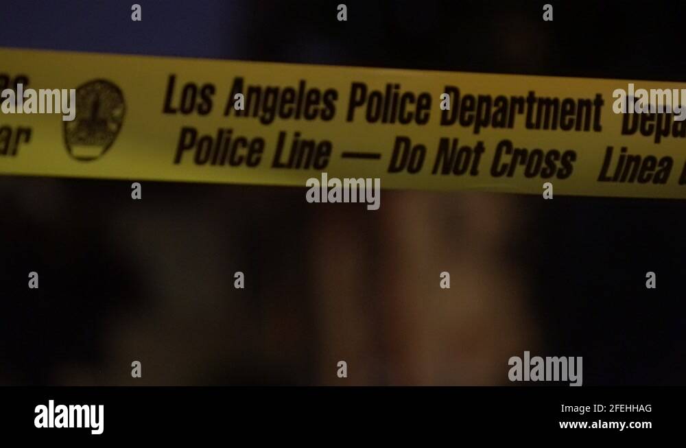 police line at crime scene hd Stock Video Footage - Alamy