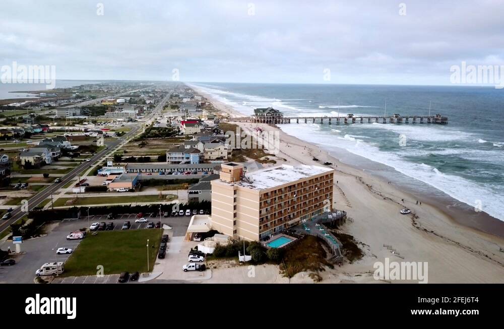 Outer Banks NC, Outer Banks North Carolina Aerial of Nags Head, NC
