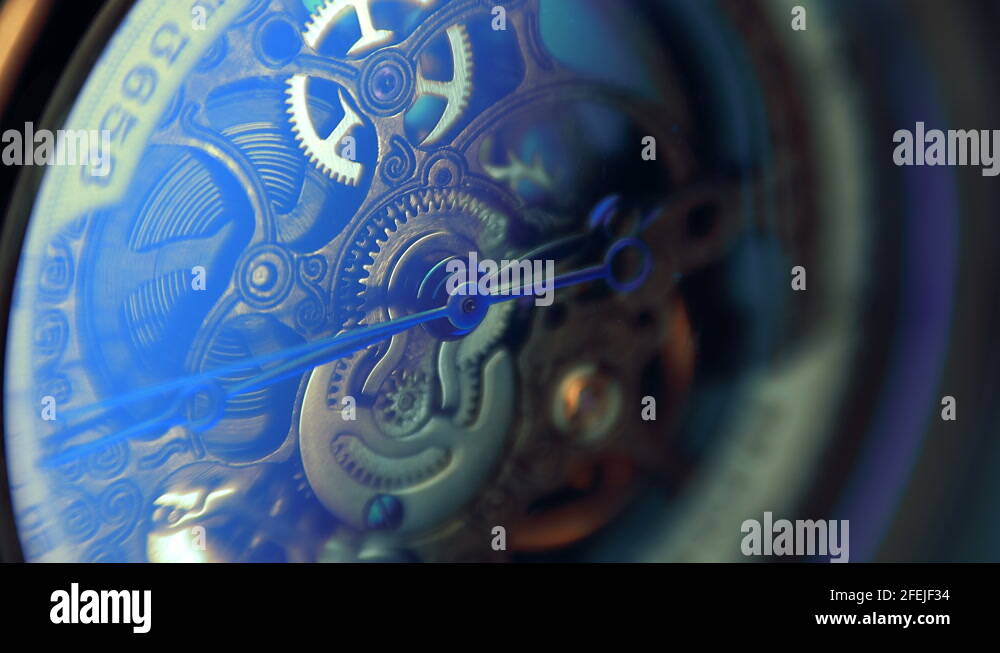 Internal structure, gear mechanism inside a beautiful expensive