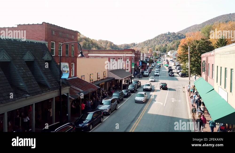 Boone North Carolina, Boone NC Aerial in 4k Stock Video Footage Alamy
