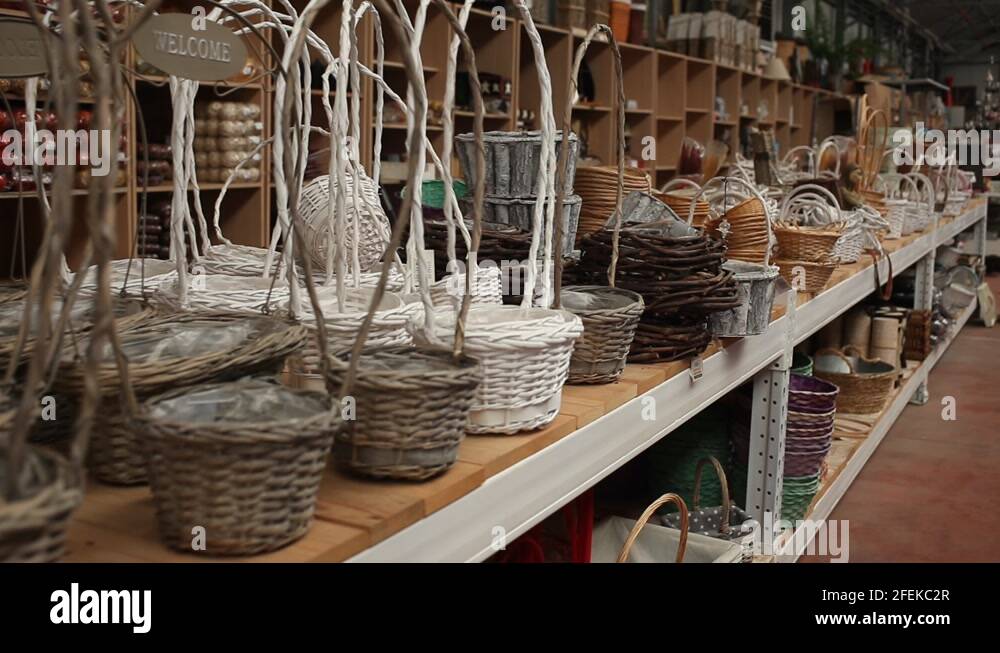 Baskets on shelves Stock Videos & Footage HD and 4K Video Clips Alamy