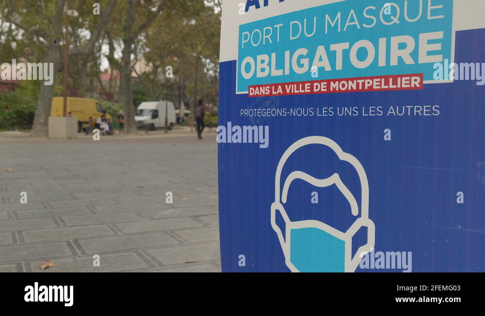 Where your mask wearing a mask is mandatory Stock Videos & Footage HD