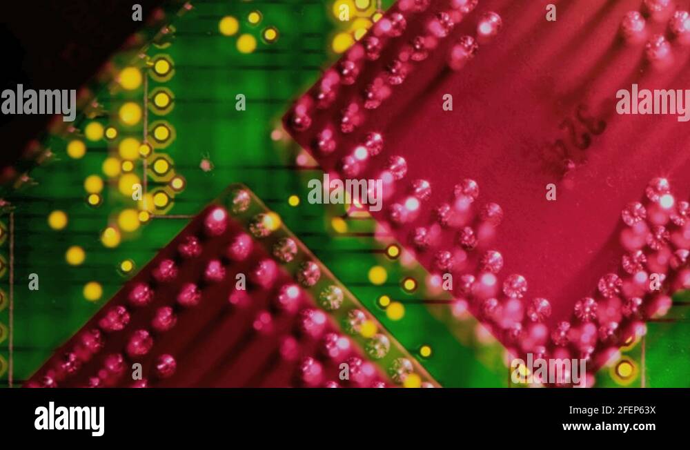 Integrated Circuit Circuits Stock Videos Footage HD And 4K Video