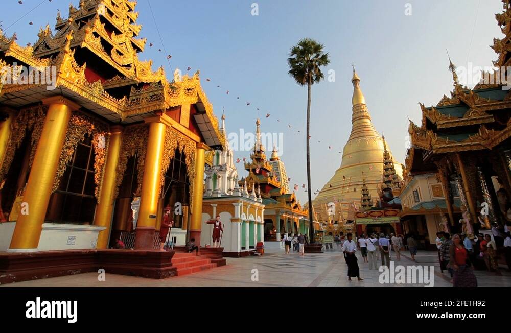 Burmese burma pagoda temple Stock Videos & Footage - HD and 4K Video ...