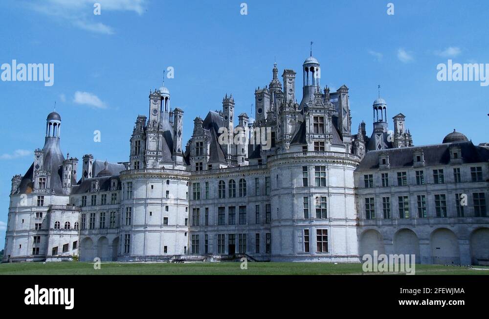 Chateau de chambord chambord france architecture Stock Videos & Footage