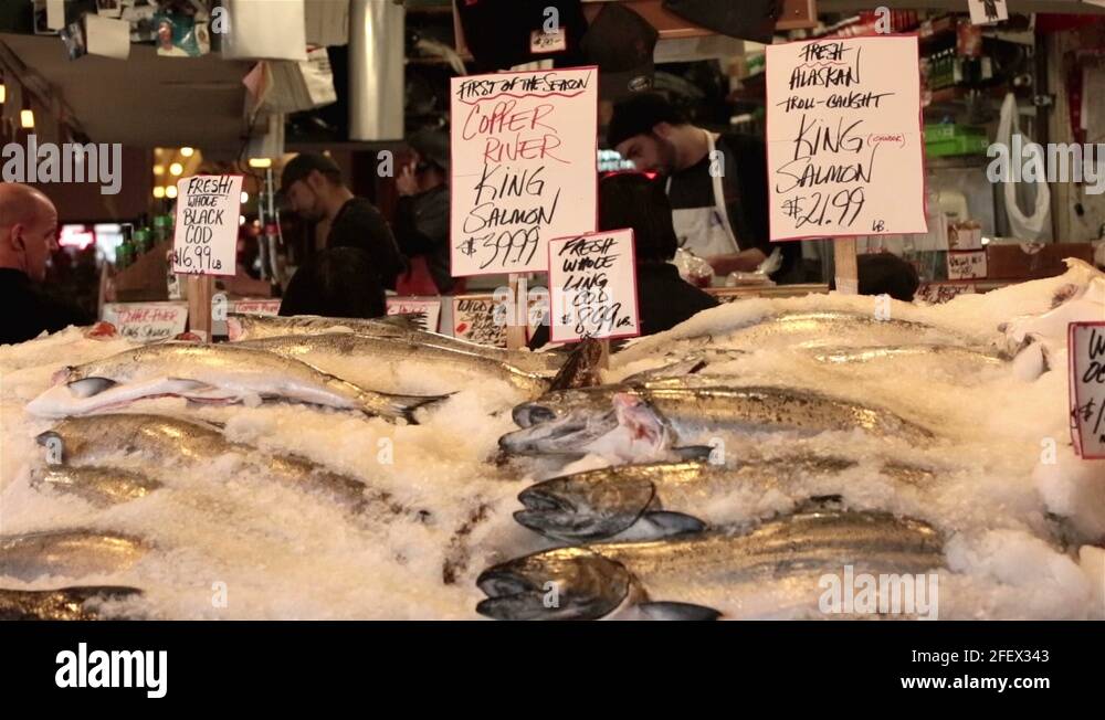 Seattle seafood restaurant Stock Videos & Footage HD and 4K Video