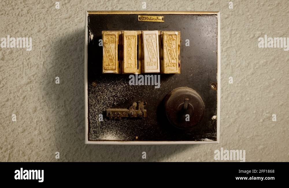 Fuse box electric electricity power energy sparks spark fusebox ceramic