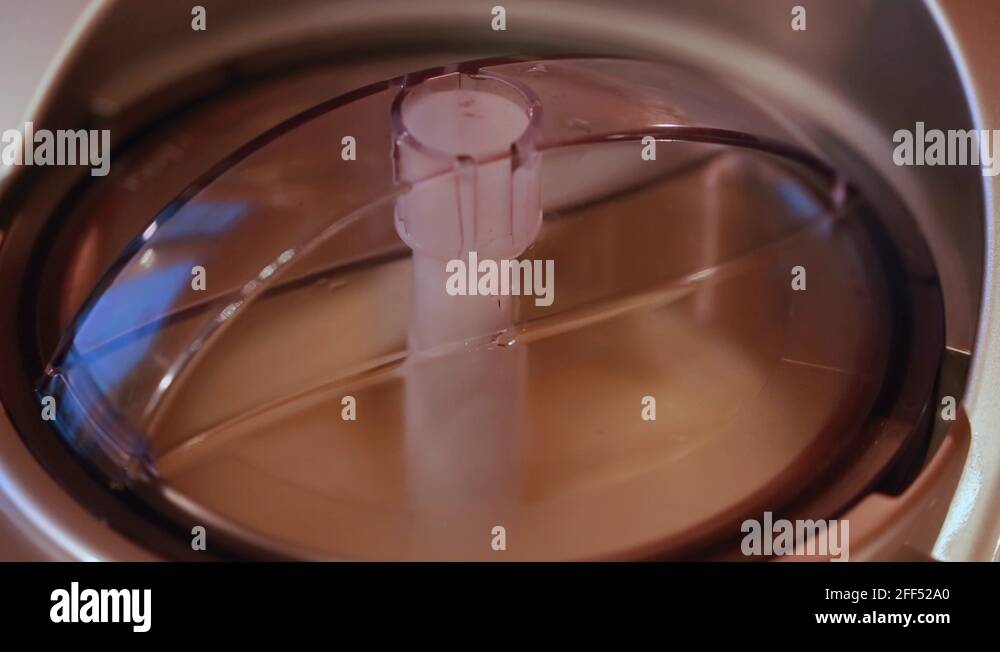 ice cream machine churning ice cream Stock Video Footage Alamy