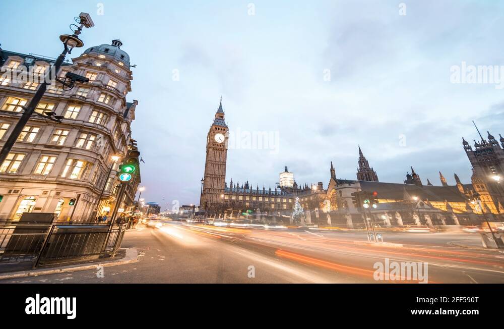 Big Ben in 4K Timelapse Famous London England Landmark Clock Tower ...