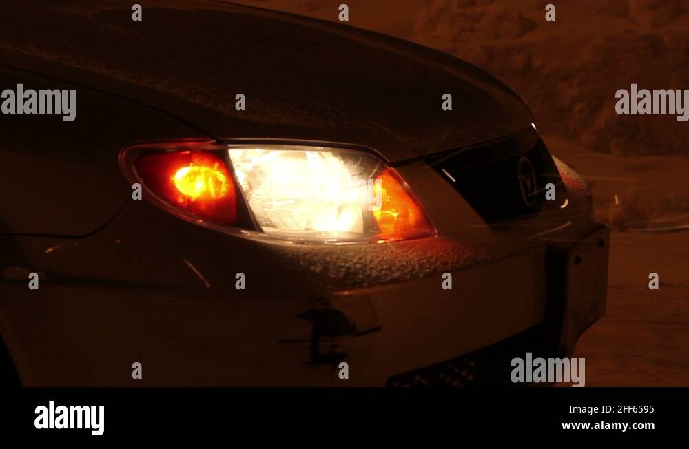 Car hazard lights flashing Stock Videos & Footage HD and 4K Video