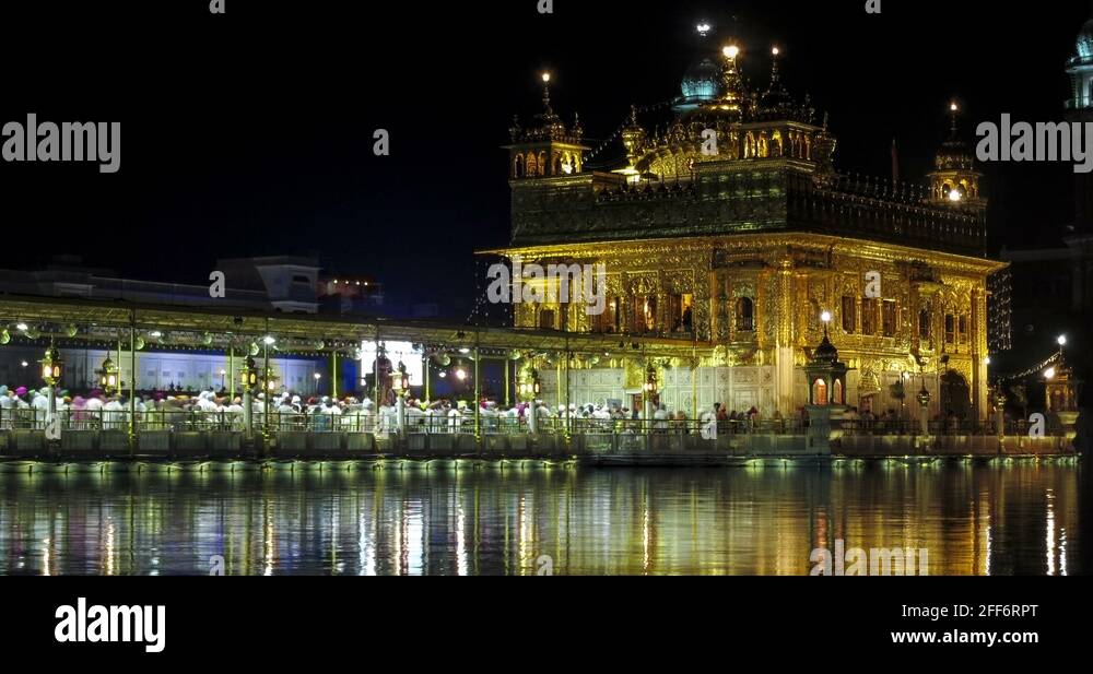 Golden temple amritsar night Stock Videos & Footage HD and 4K Video