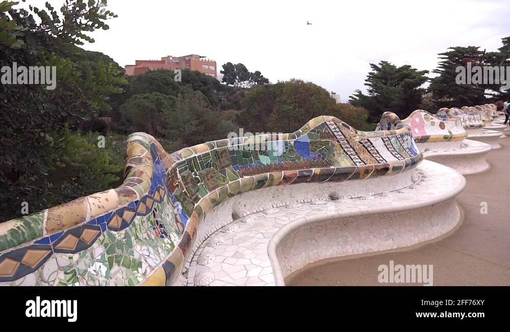 Guell bench Stock Videos & Footage - HD and 4K Video Clips - Alamy