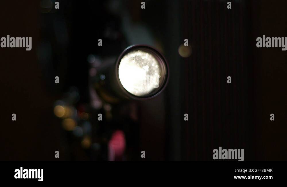 Projector Flickering Light Dust Particles Stock Video Footage Alamy