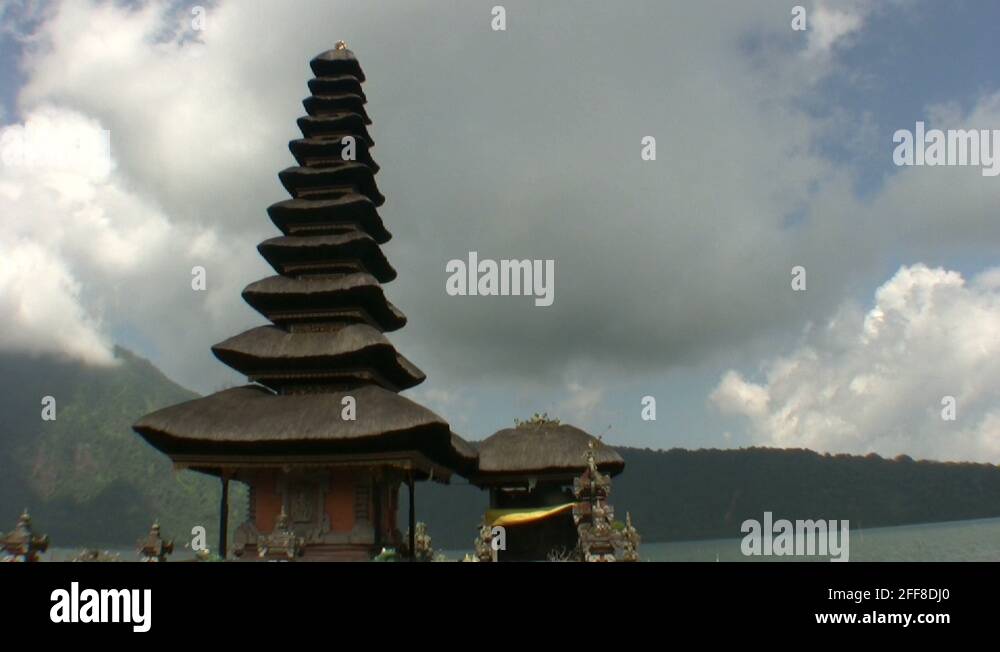 Ulun danu temple lake beratan Stock Videos & Footage - HD and 4K Video ...