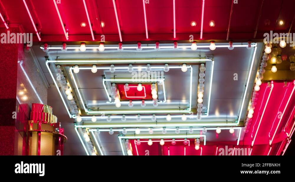 Flashing neon lights background 4k Stock Video Footage Alamy