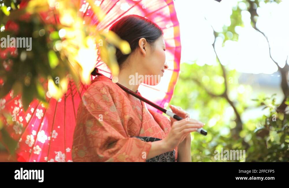 Traditional japanese parasol Stock Videos & Footage HD and 4K Video