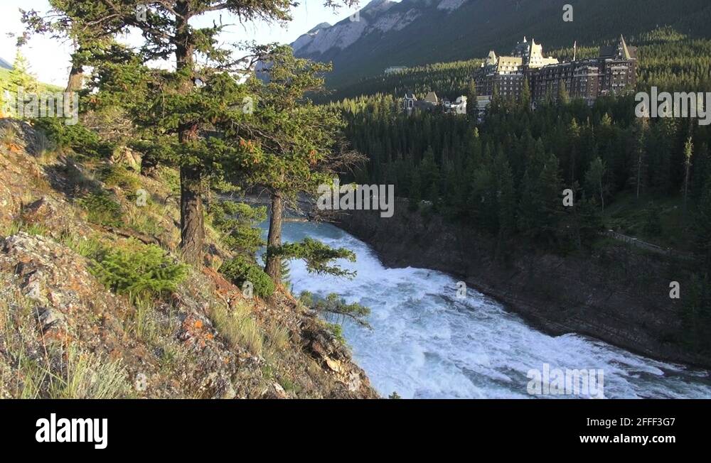 Banff springs hotel bow river Stock Videos & Footage HD and 4K Video