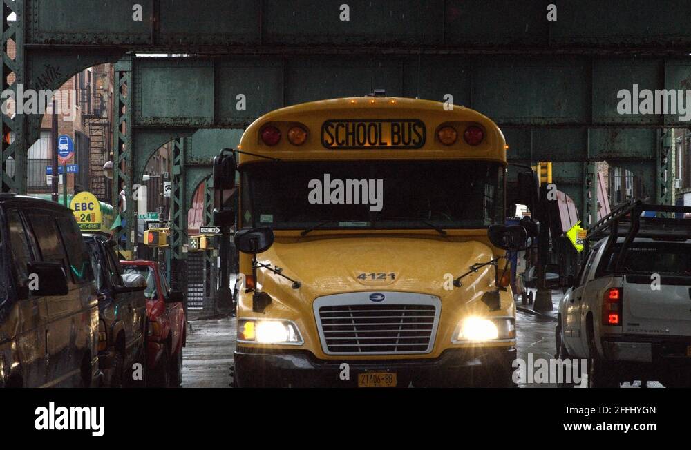 Brooklyn School Bus New York Stock Videos And Footage Hd And 4k Video Clips Alamy 