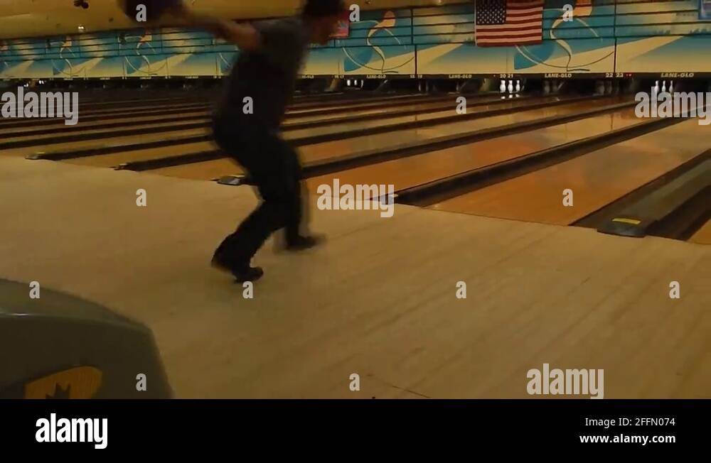 Man throwing bowling ball down Stock Videos & Footage HD and 4K Video
