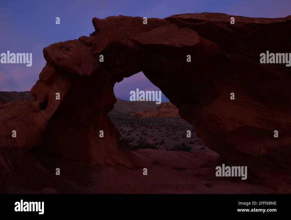 6K Motion Control Dolly Time Lapse of Arch Rock at Sunrise Full Frame