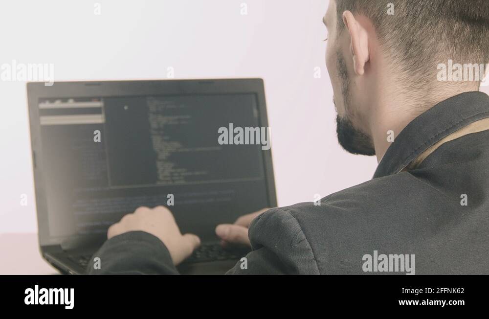 Business man computer programmer typing Stock Videos & Footage - HD and ...