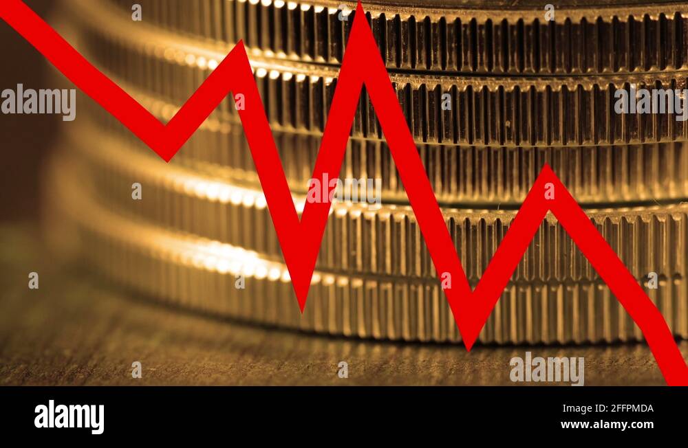 gold price going down cost 1 Stock Video Footage Alamy