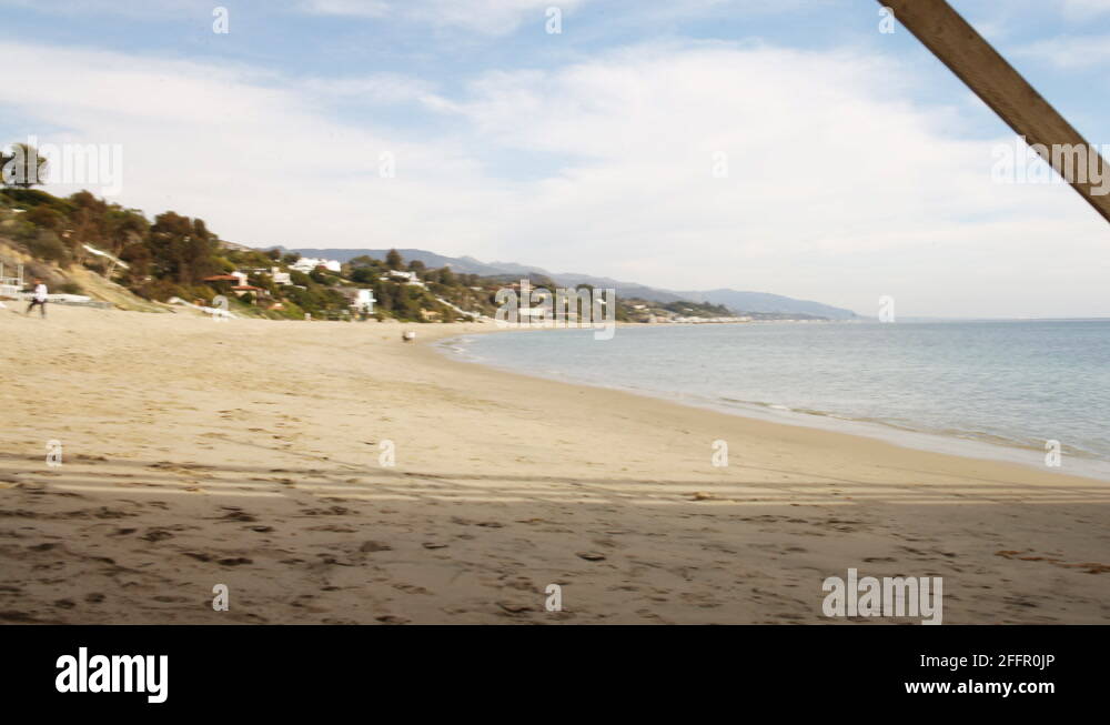 Motion Control Dolly / 180 Pan Time Lapse of Pier in Malibu Beach Pan