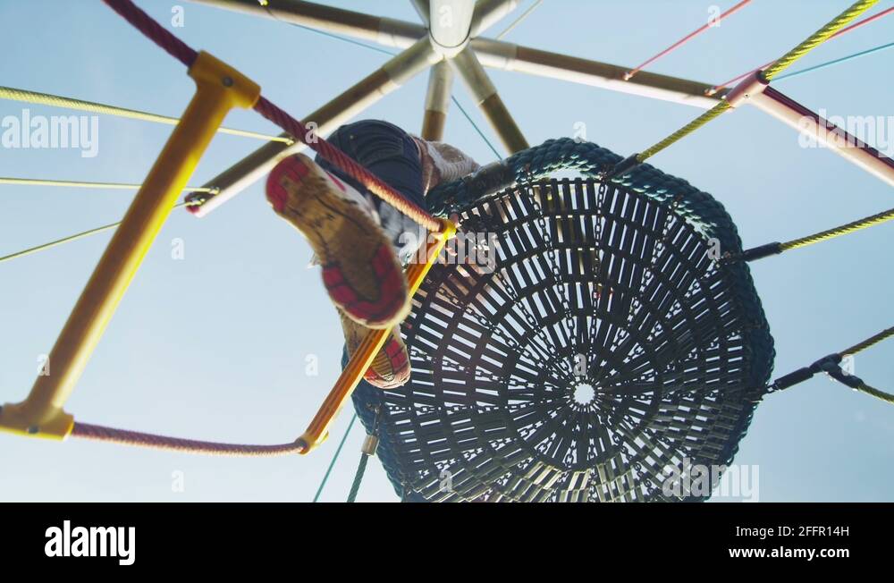 Child climbing frame climb Stock Videos & Footage HD and 4K Video