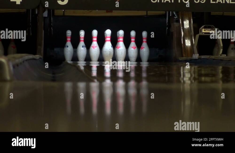 Ten pin bowling split spare Stock Videos & Footage HD and 4K Video