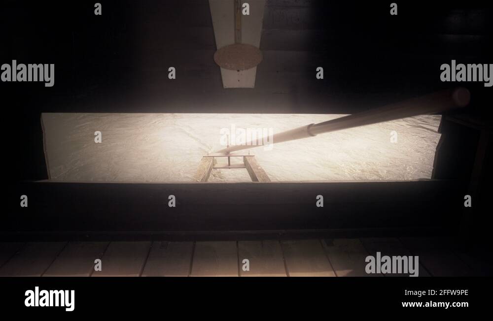 Raft steering wheel stick 4K Stock Video Footage Alamy