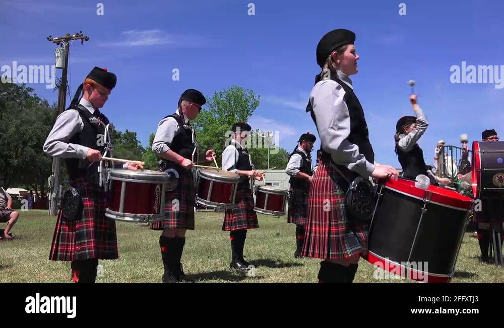 Scottish pipe band drums Stock Videos & Footage - HD and 4K Video Clips ...