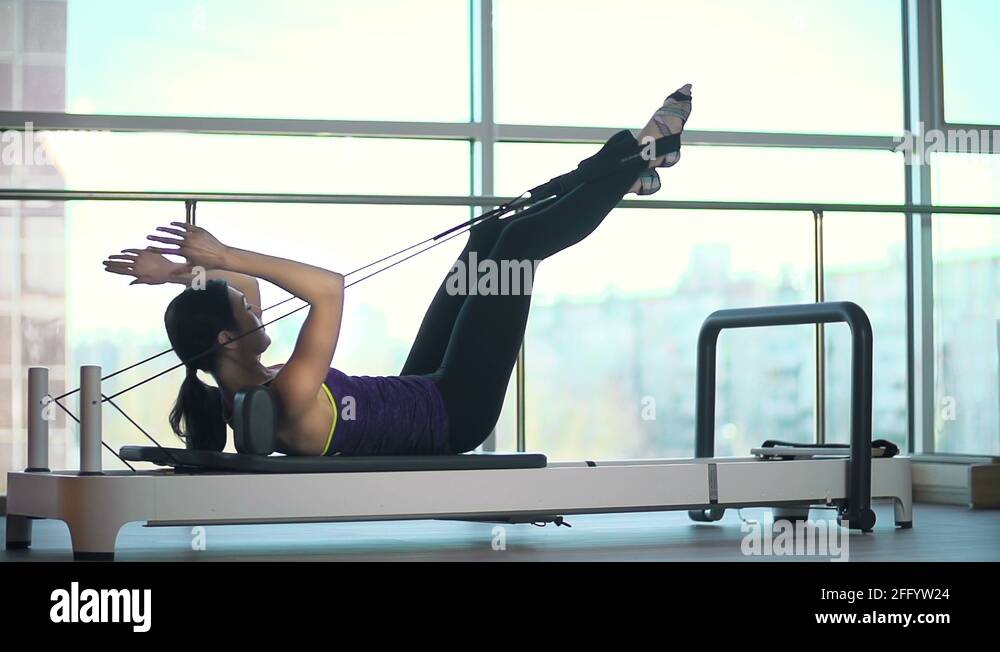 Sliding Gym Equipment Stock Video Footage Alamy