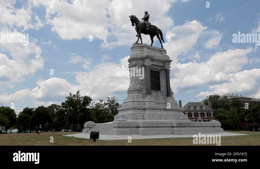 Robert E. Lee Monument Stock Video Footage Alamy