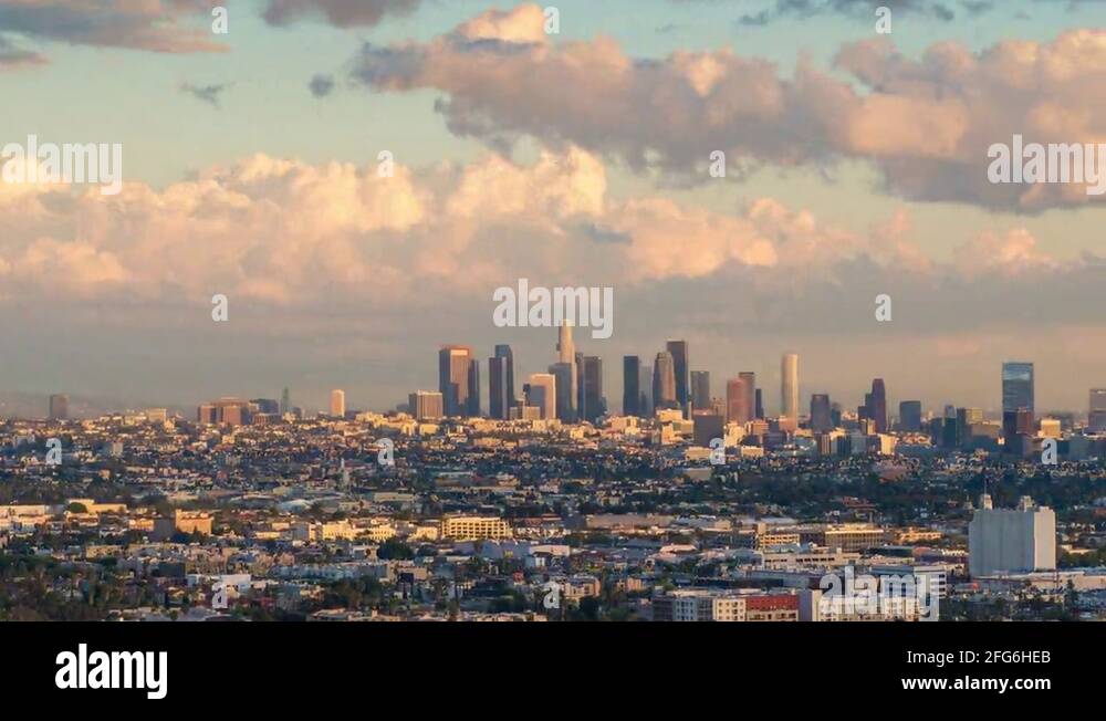 sunset-on-los-angeles-skyline-stock-videos-footage-hd-and-4k-video