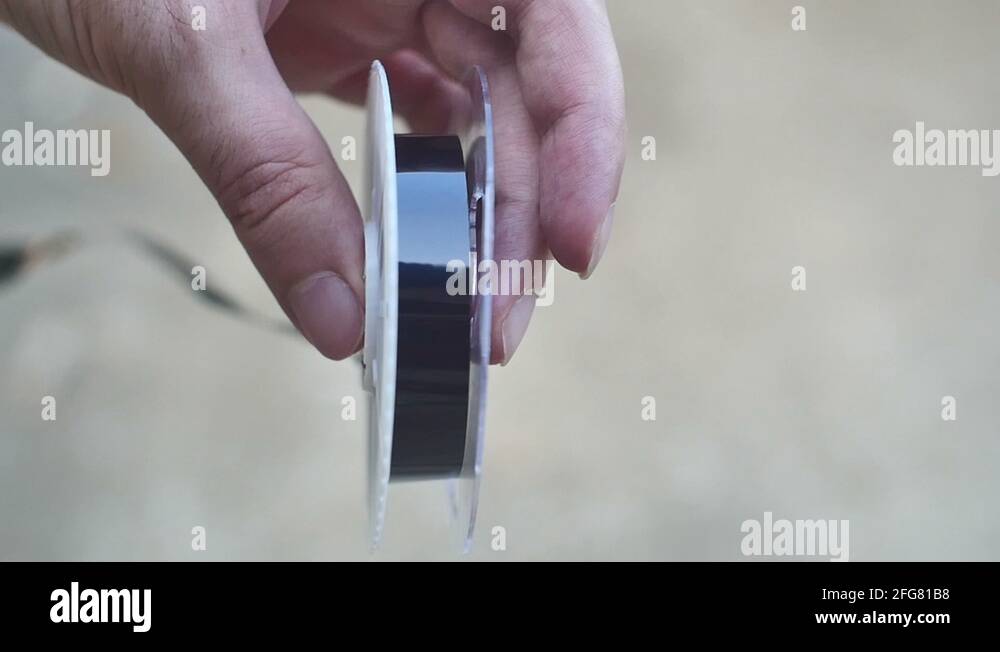 tape reel vhs holding cassette Stock Video Footage Alamy