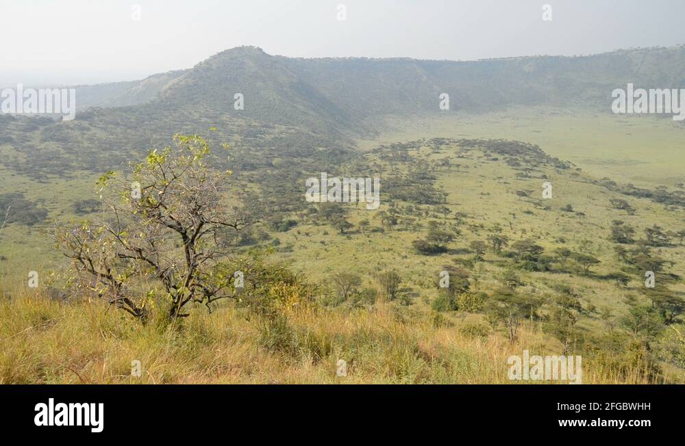 Katwe Explosion Craters trail, Queen Elizabeth National Park, Uganda